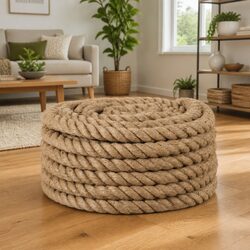 Versatile 10m Brown Jute Rope for Crafts and More