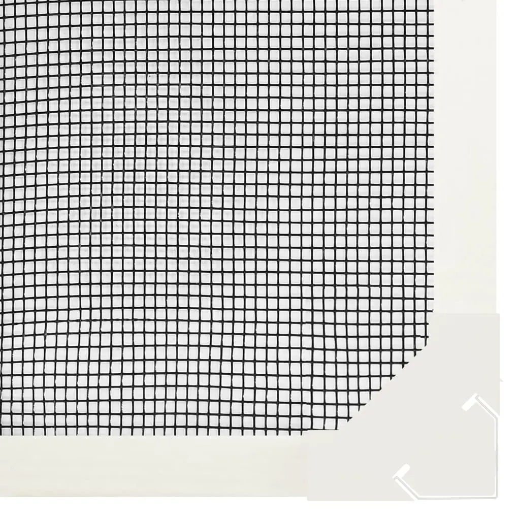 Magnetic Insect Screen for Windows 80x120 cm White Fly Mesh Net