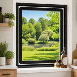 Magnetic Insect Screen: Practical and Easy to Use 100x120 cm