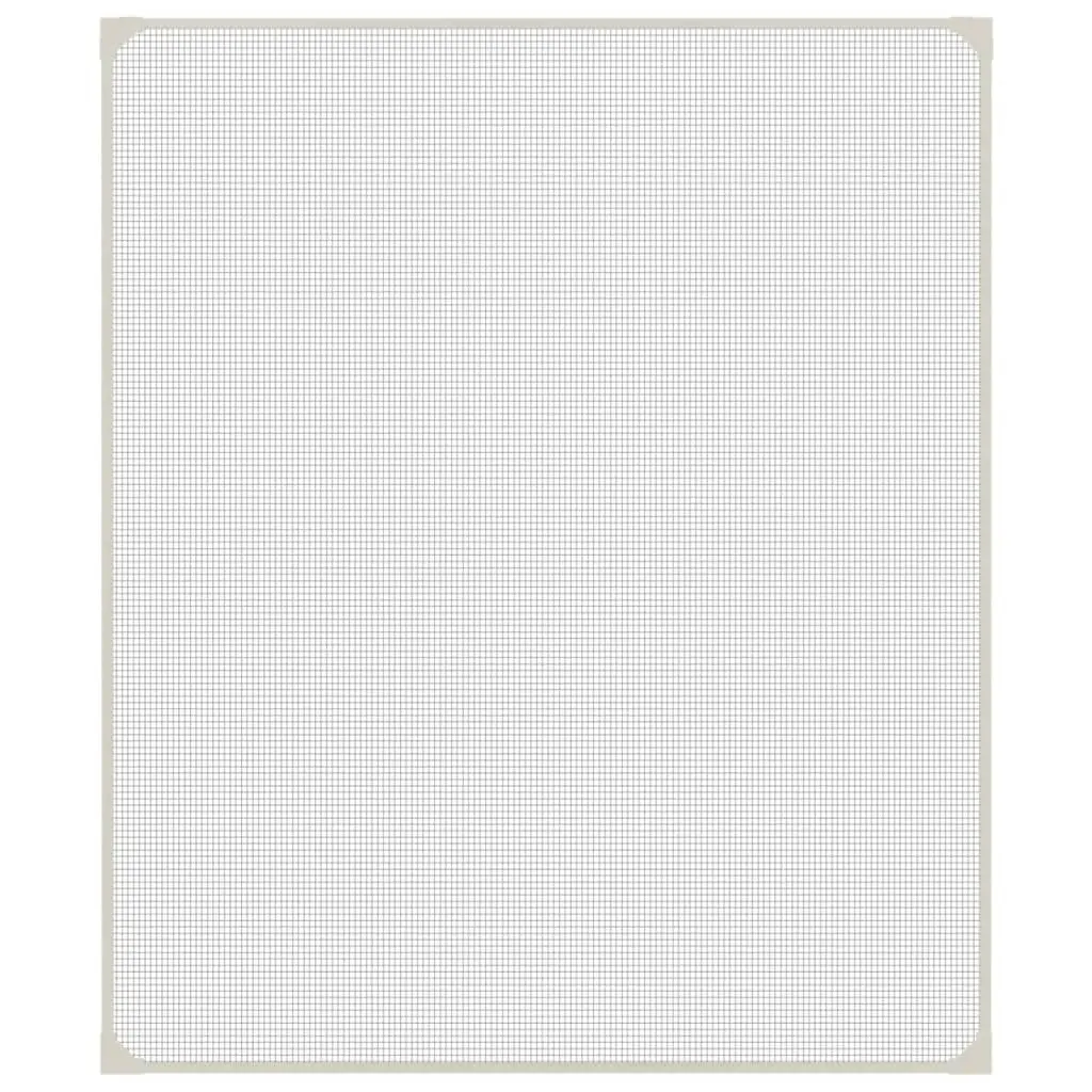 Magnetic Insect Screen for Windows Fly Mesh Net 100x120 cm White