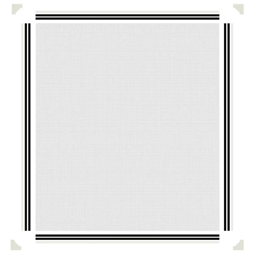 Magnetic Insect Screen for Windows Protection 130x150 cm White