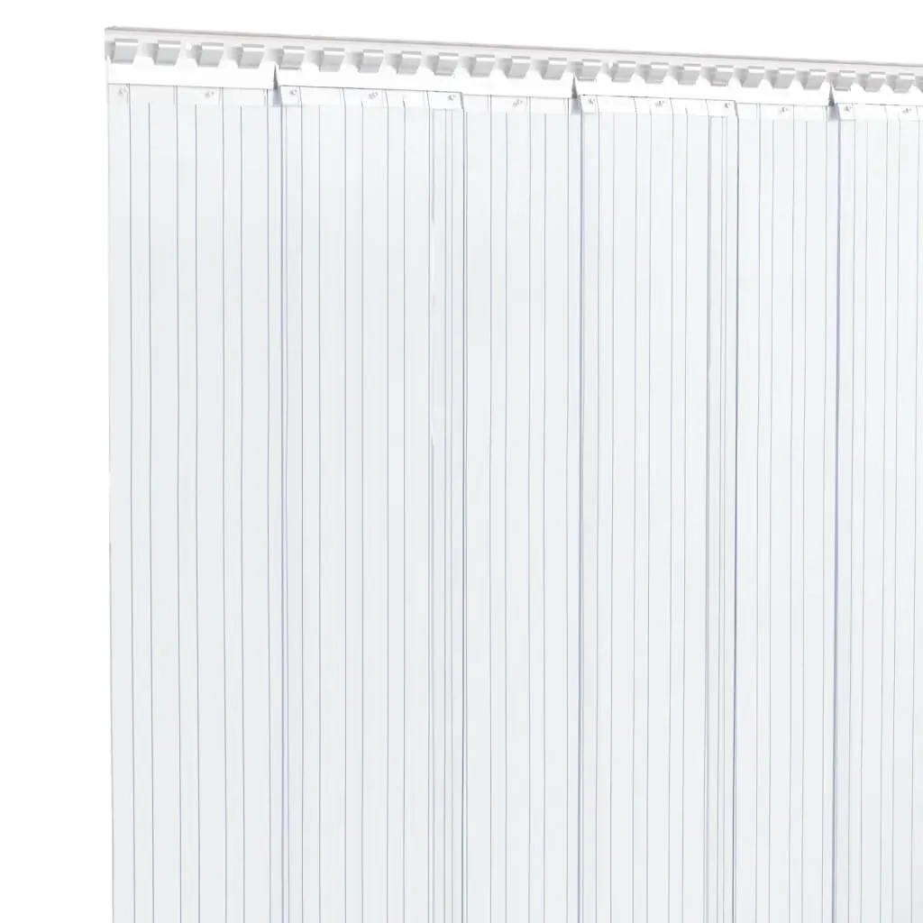 Transparent PVC Strip Curtain 300mm Width 25m Roll for Thermal Insulation