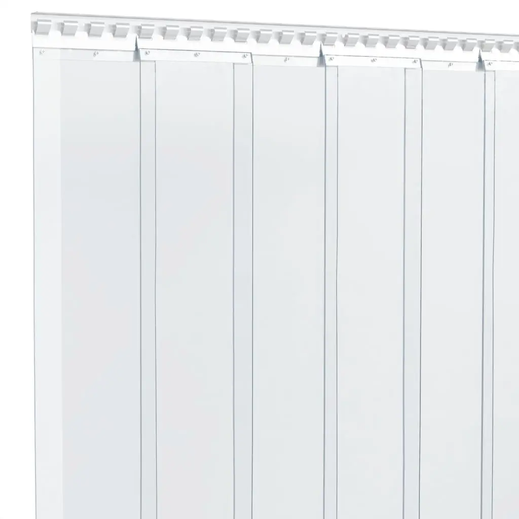 Strip Curtain Connecting Plates 20 cm Stainless Steel Silver 6 Piece