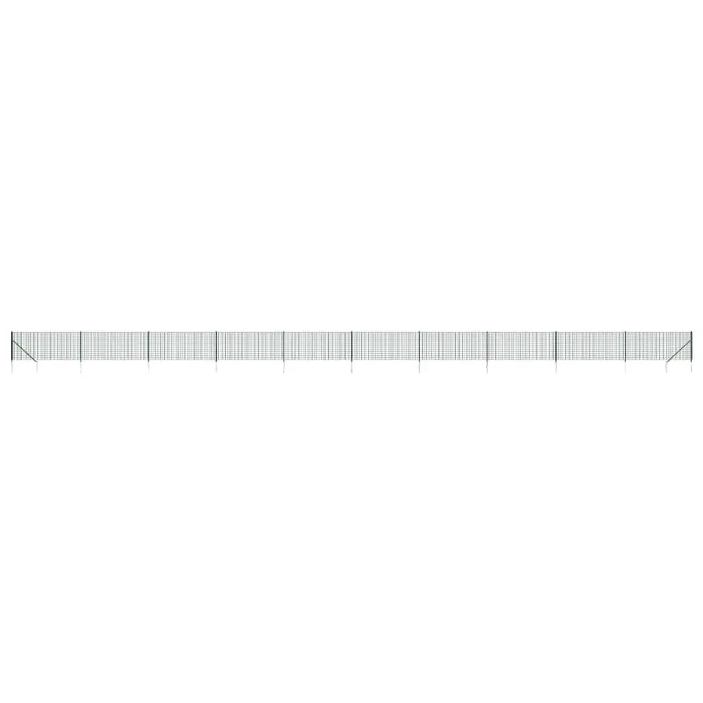 Wire Mesh Fence Panel Garden Barrier 1.1m x 25m Green