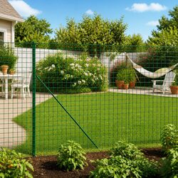 Reliable Wire Mesh Garden Fence Panel with Spike Anchors 1.6x25m