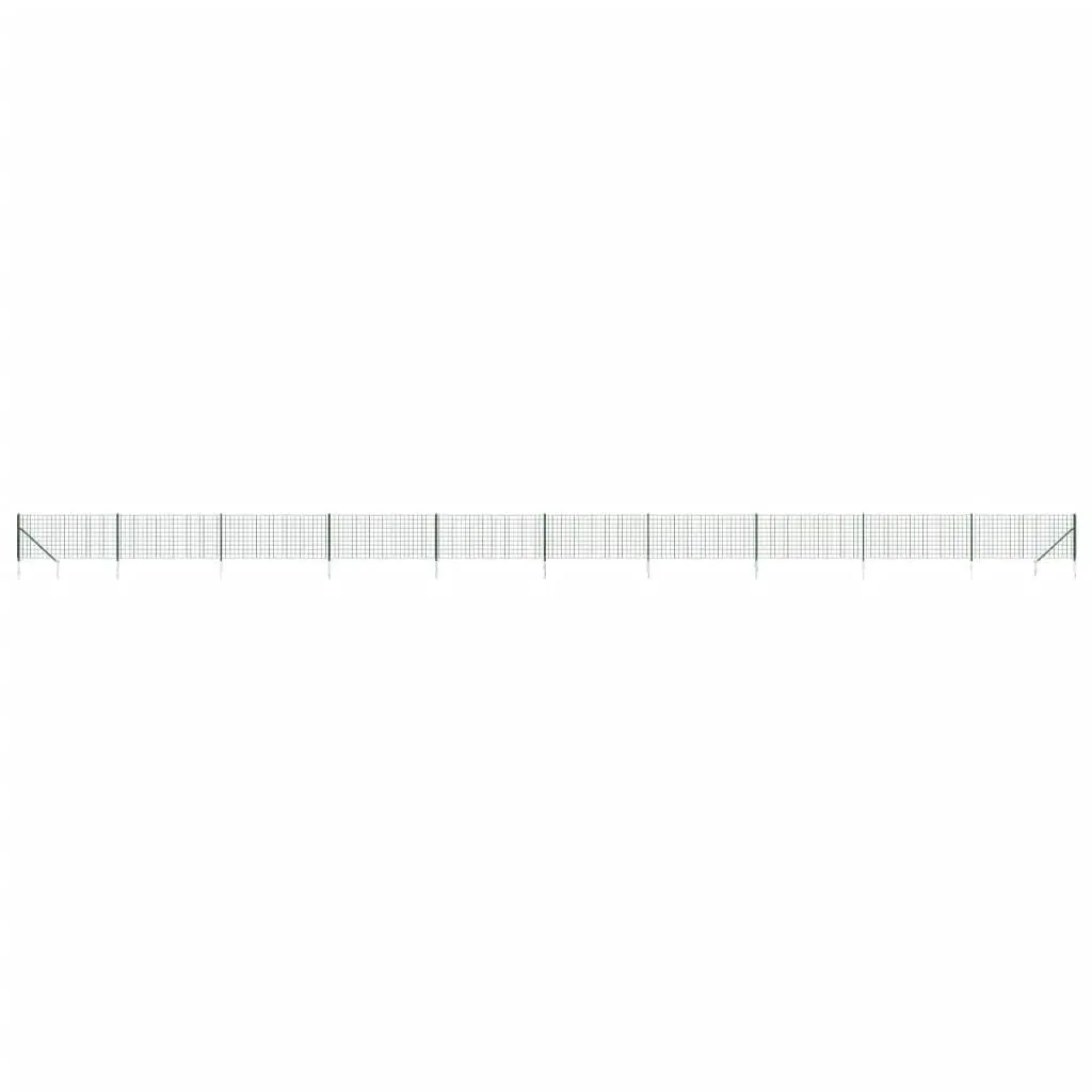 Wire Mesh Fence Garden Barrier 1x25m Green