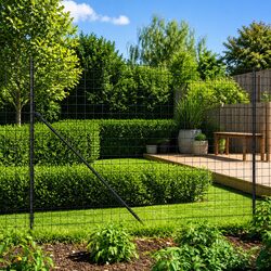 Reliable Anthracite Wire Mesh Fence Panel 1.4m x 25m