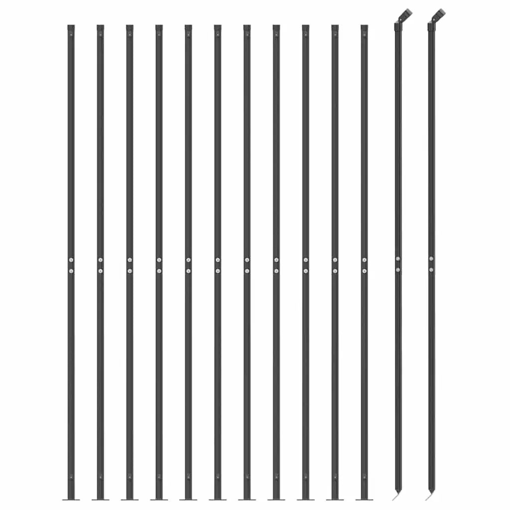 Wire Mesh Fence Panel Anthracite Garden Barrier 1.4 x 25 m