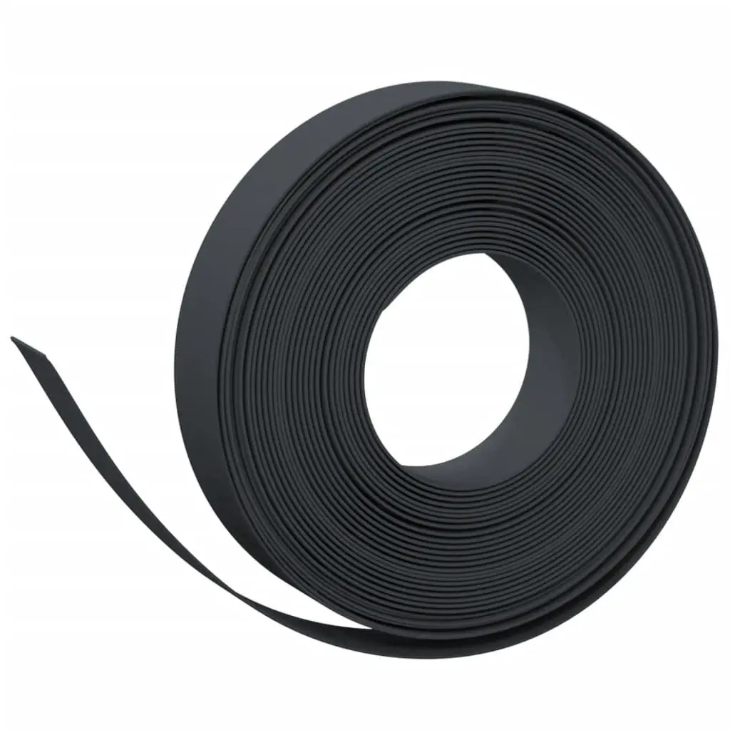 Garden Edging Black Flexible Border 10m Lawn Edge Flower Bed Path Landscaping