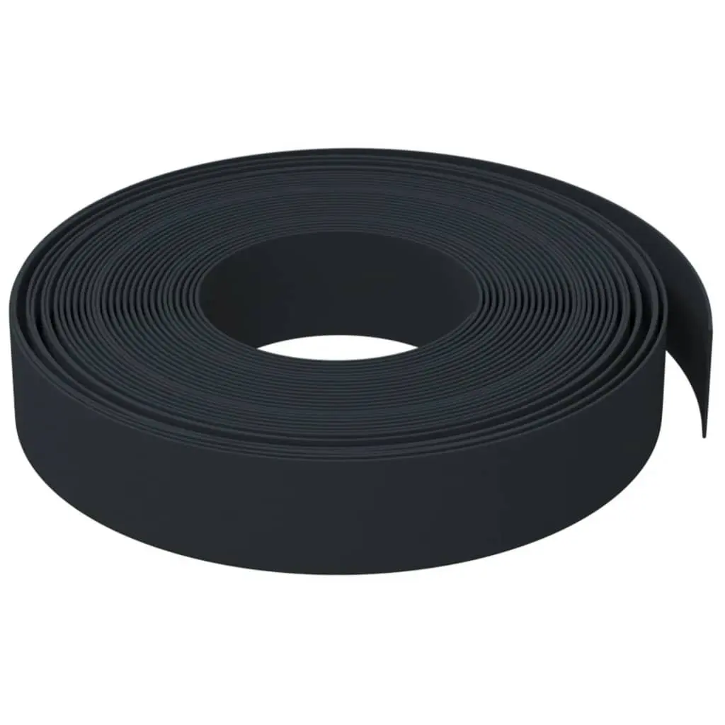 Garden Edging Black Flexible Border 10m Lawn Edge Flower Bed Path Landscaping