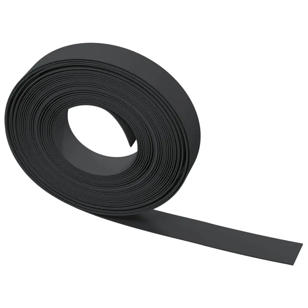 Garden Edging Black Flexible Border 10m Lawn Edge Flower Bed Path Landscaping