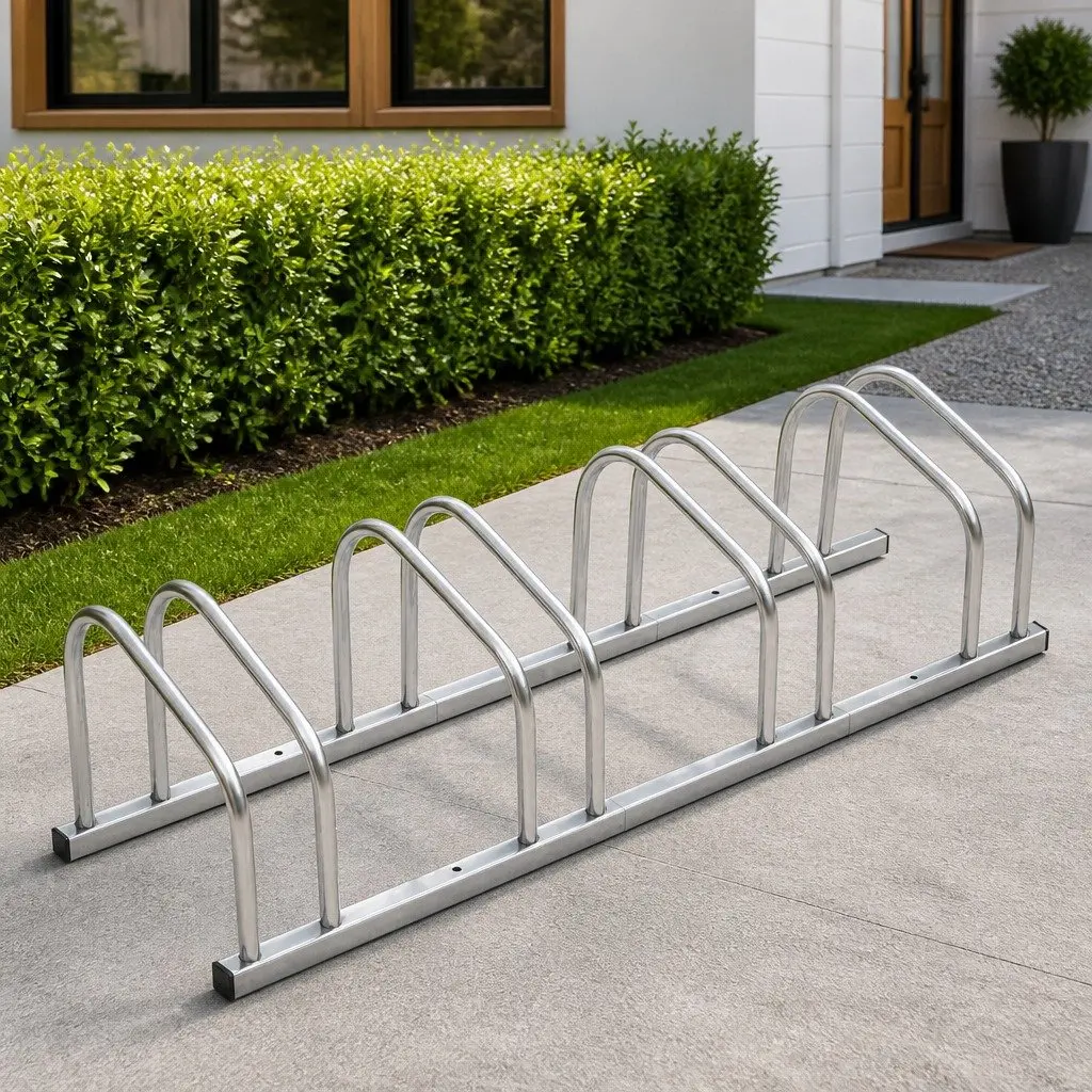 4-Bike Stand with Steel Construction