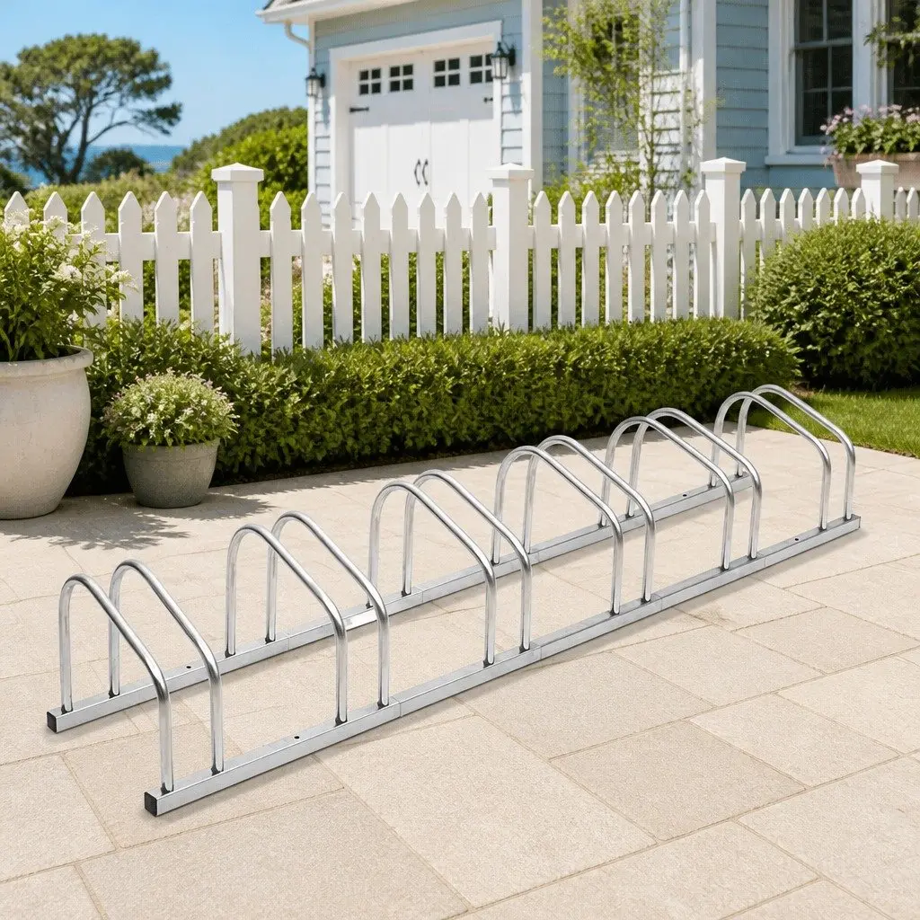 Galvanised Steel Bike Rack for 6 Bikes