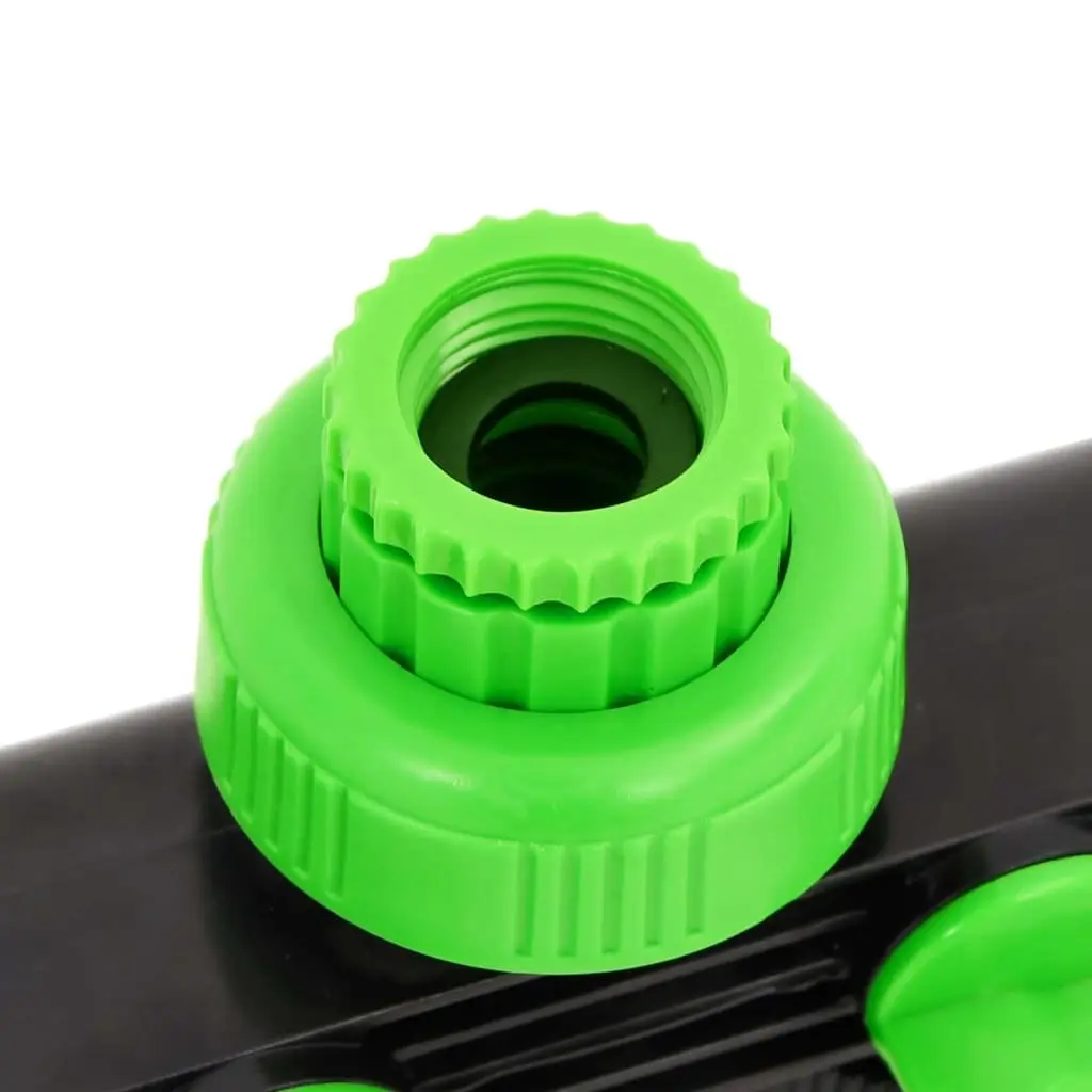 Garden Hose Splitter 4 Way Watering Connector Green 19.5 x 6 x 11 cm