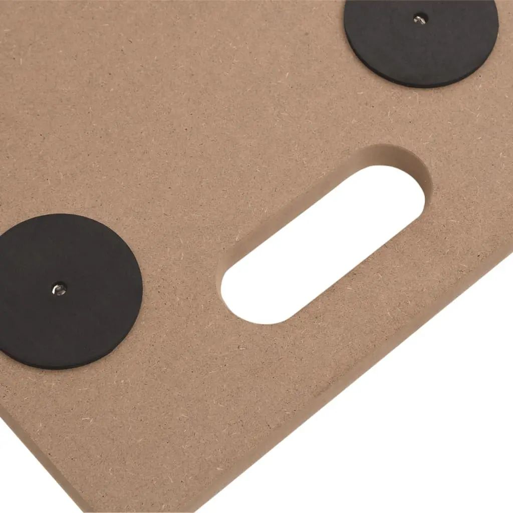 Dolly Trolleys 6 Pack Moving Platform Anti-Slip Castors Brown