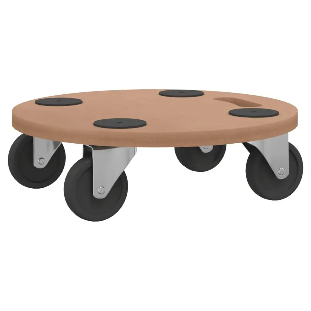 Dolly Trolleys Moving Platform Set Furniture Transport 6 Piece Brown