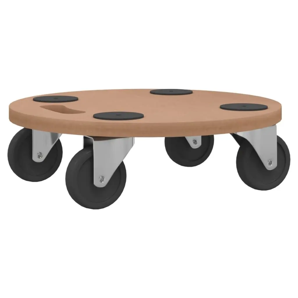 Dolly Trolleys Moving Platform Set Furniture Transport 6 Piece Brown