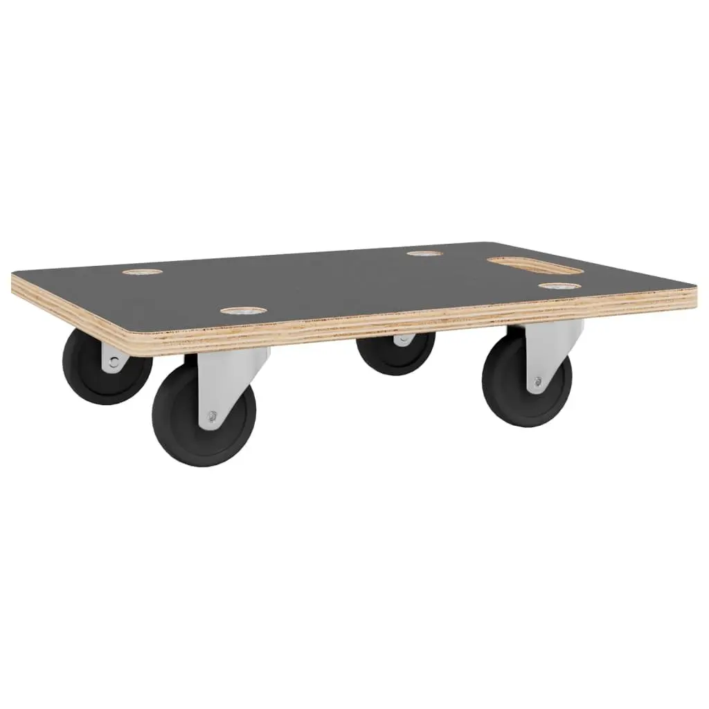 Transport Trolley Moving Furniture 60x40x11.5 cm Grey 2 Piece