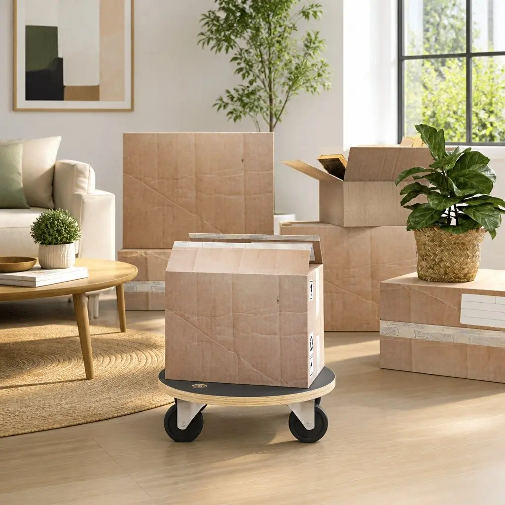 Transport Trolley Moving Furniture 38cm Grey