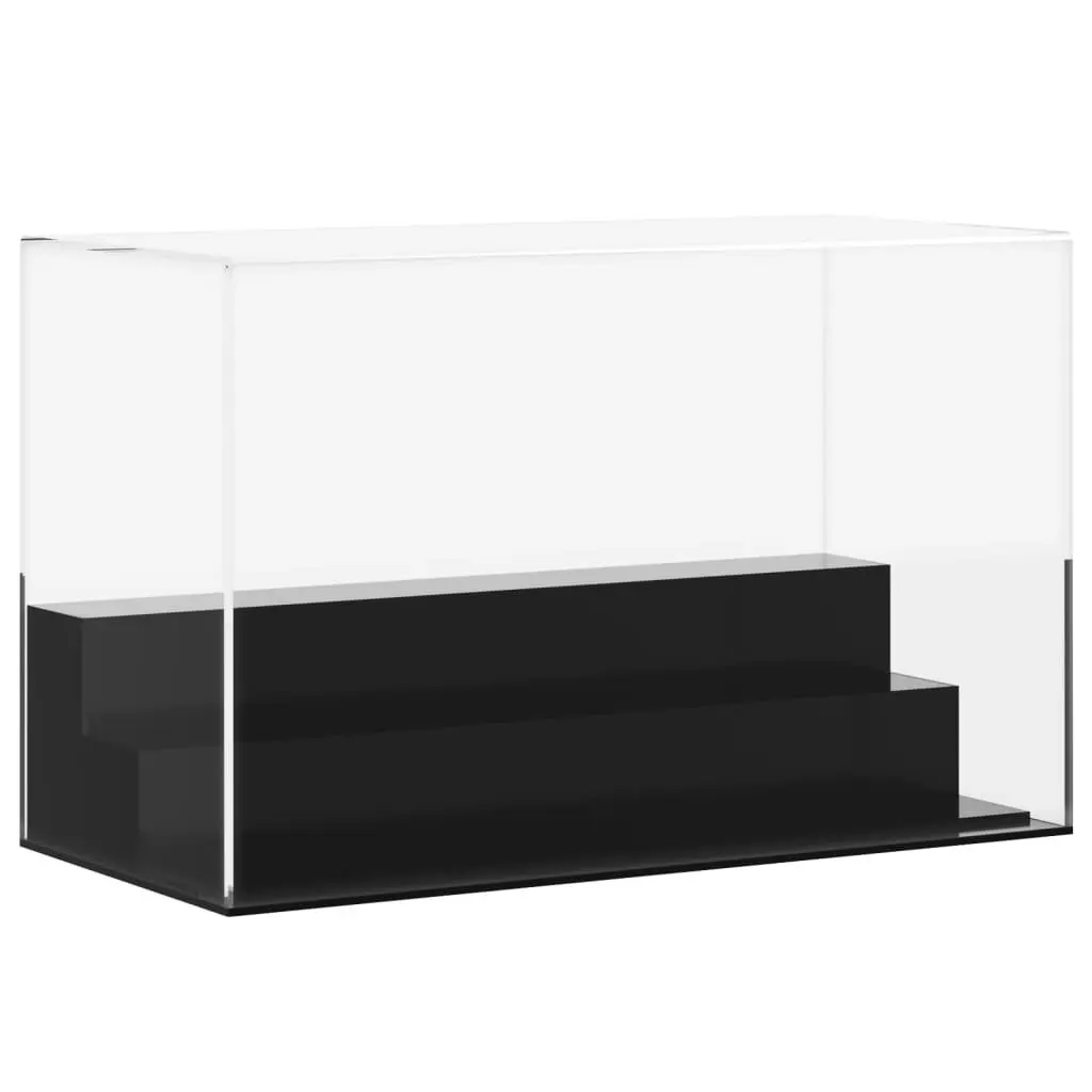 Acrylic Display Box Dustproof 25x12x16 cm Transparent Collectibles Showcase Case