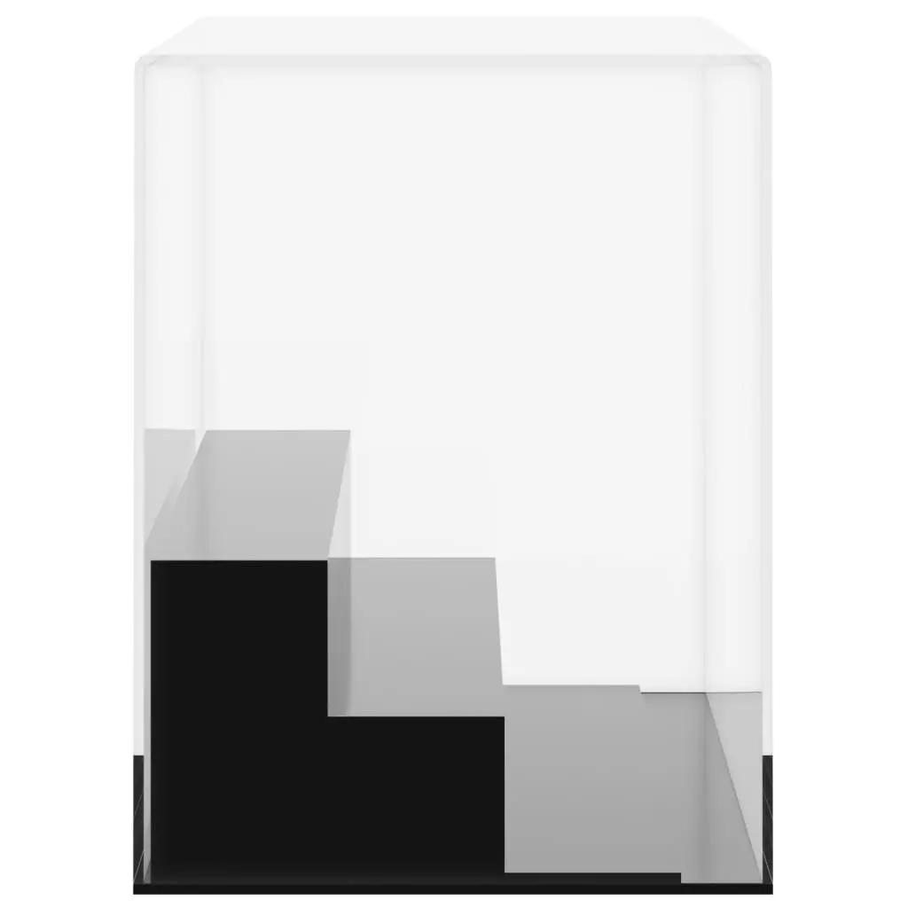 Acrylic Display Box Dustproof 25x12x16 cm Transparent Collectibles Showcase Case