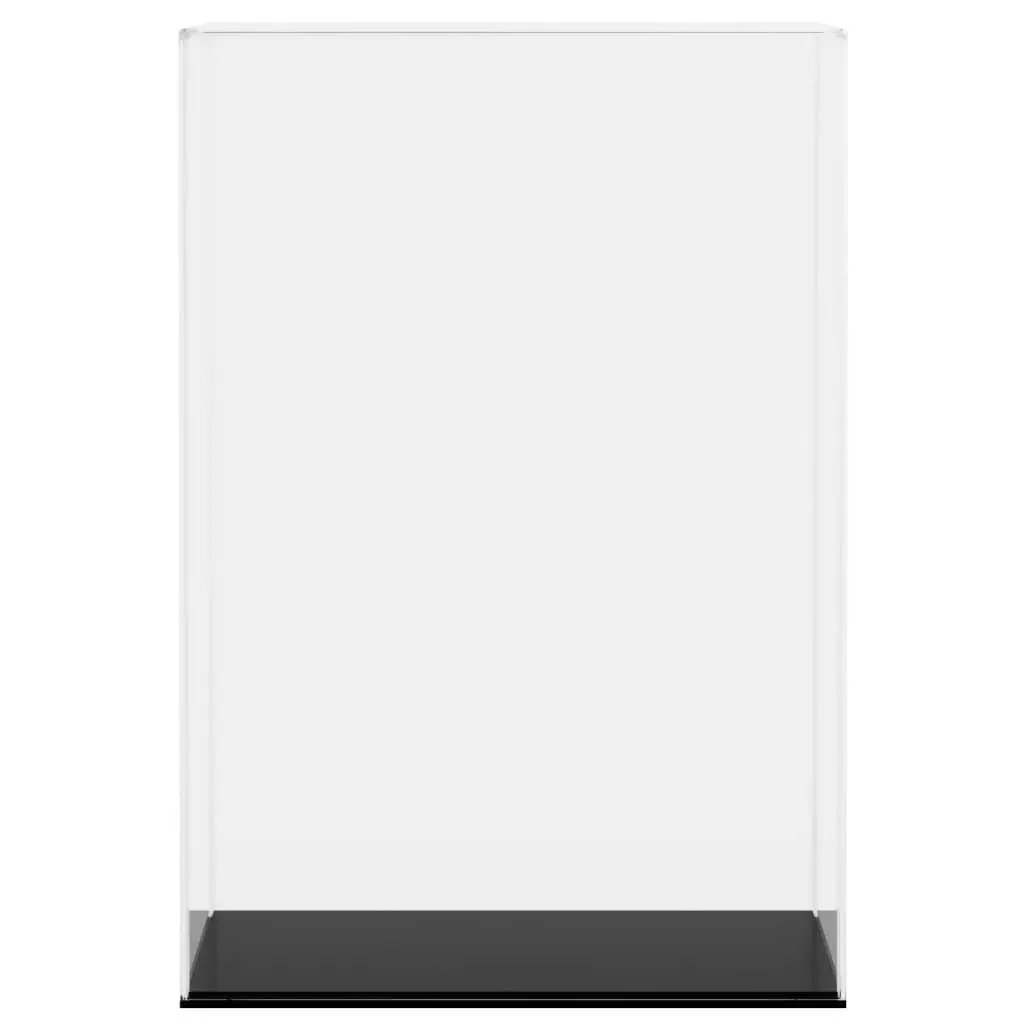 Acrylic Display Box Dustproof Showcase Case 17 x 12 x 25 cm Transparent