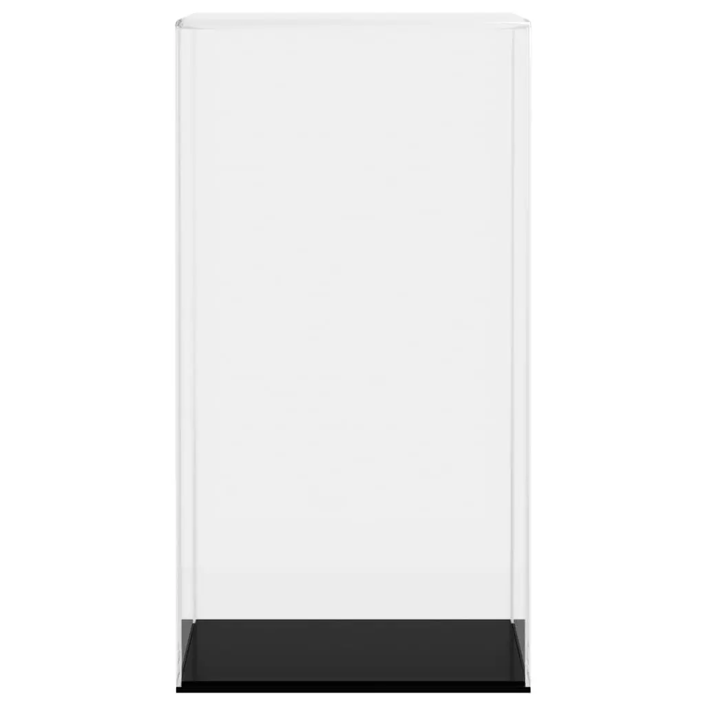Acrylic Display Box Dustproof Collectibles Case 20x20x38 cm Transparent