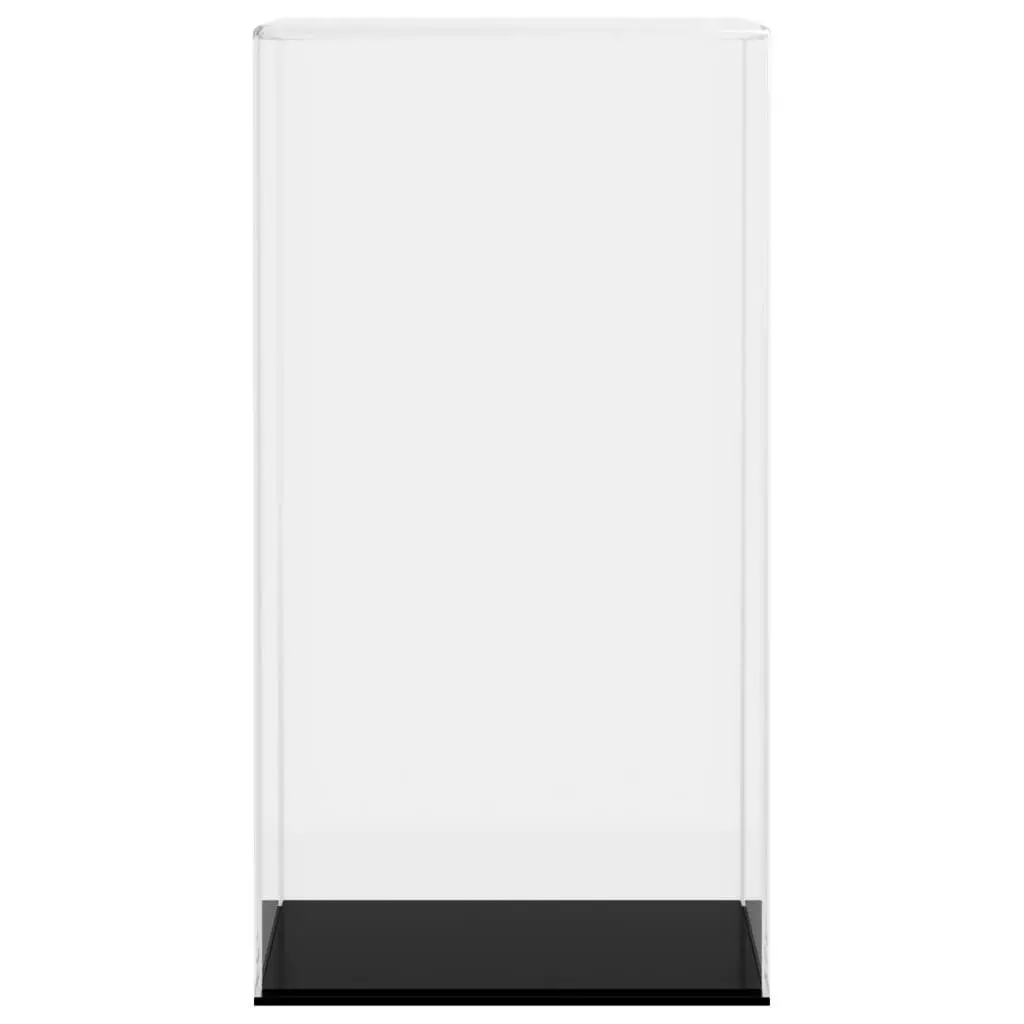 Acrylic Display Box Dustproof Collectibles Case 20x20x38 cm Transparent