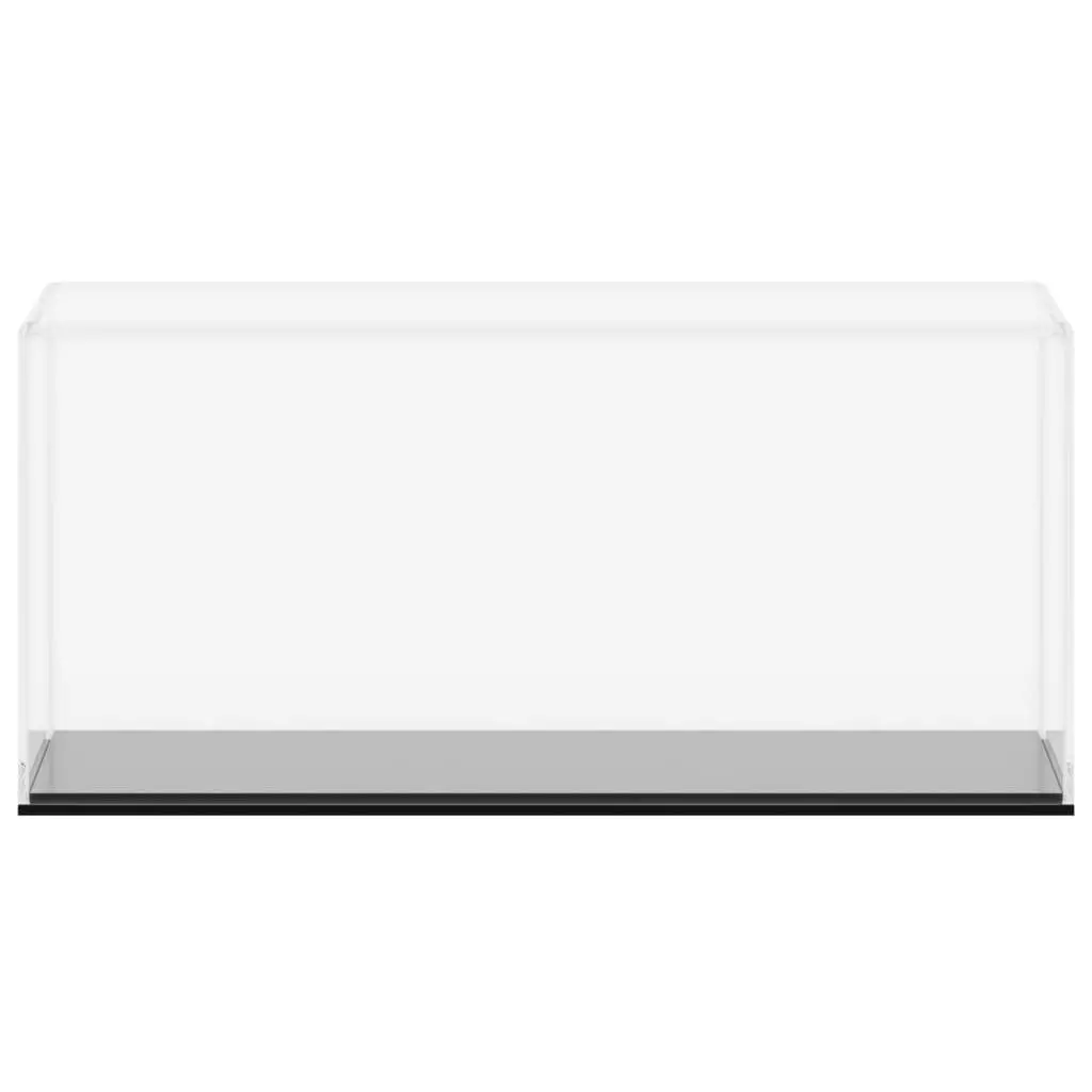 Acrylic Display Box Clear Dustproof 30 x 15 x 14 cm Transparent