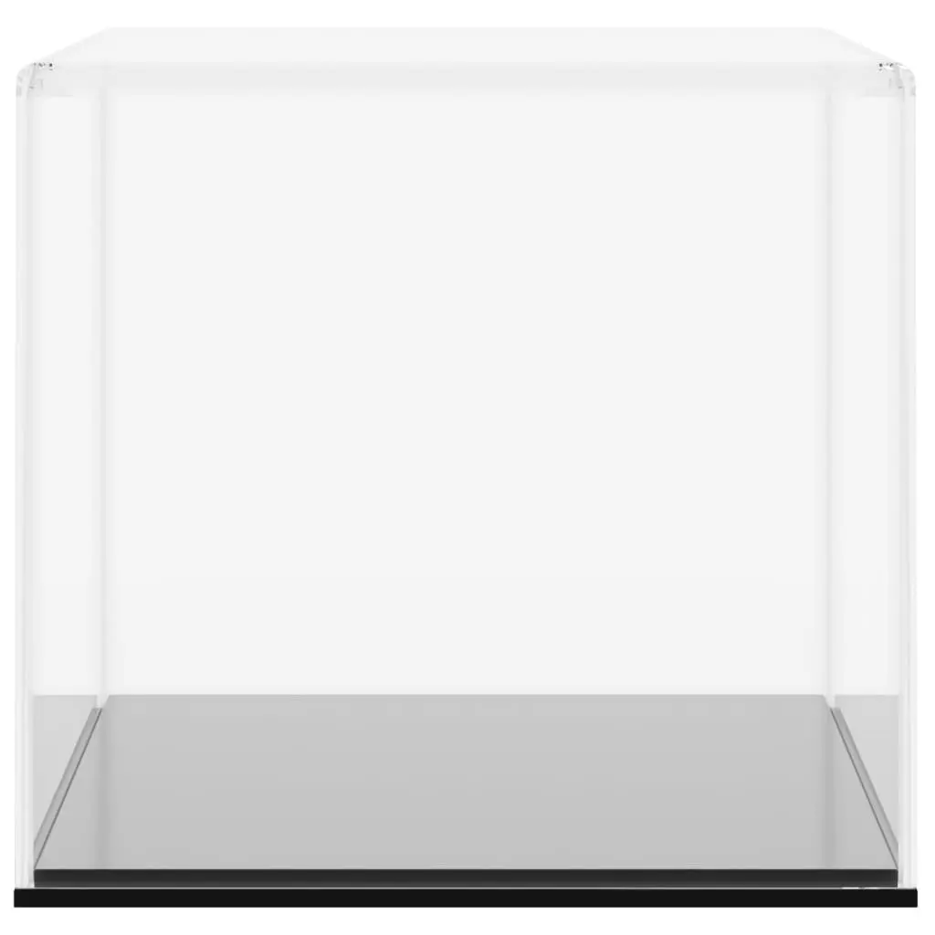 Acrylic Display Box Clear Dustproof 30 x 15 x 14 cm Transparent