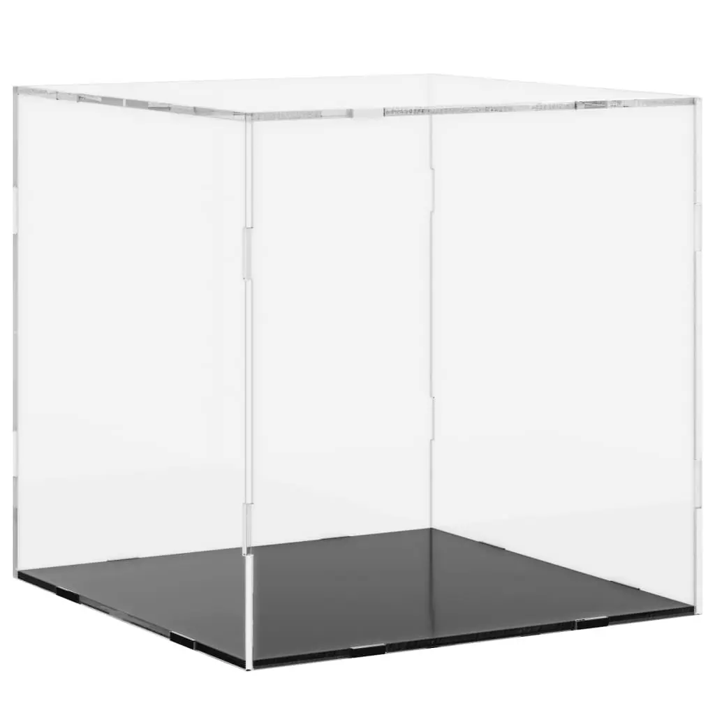 Acrylic Display Box Clear 30x30x30cm Transparent Dustproof Collectibles