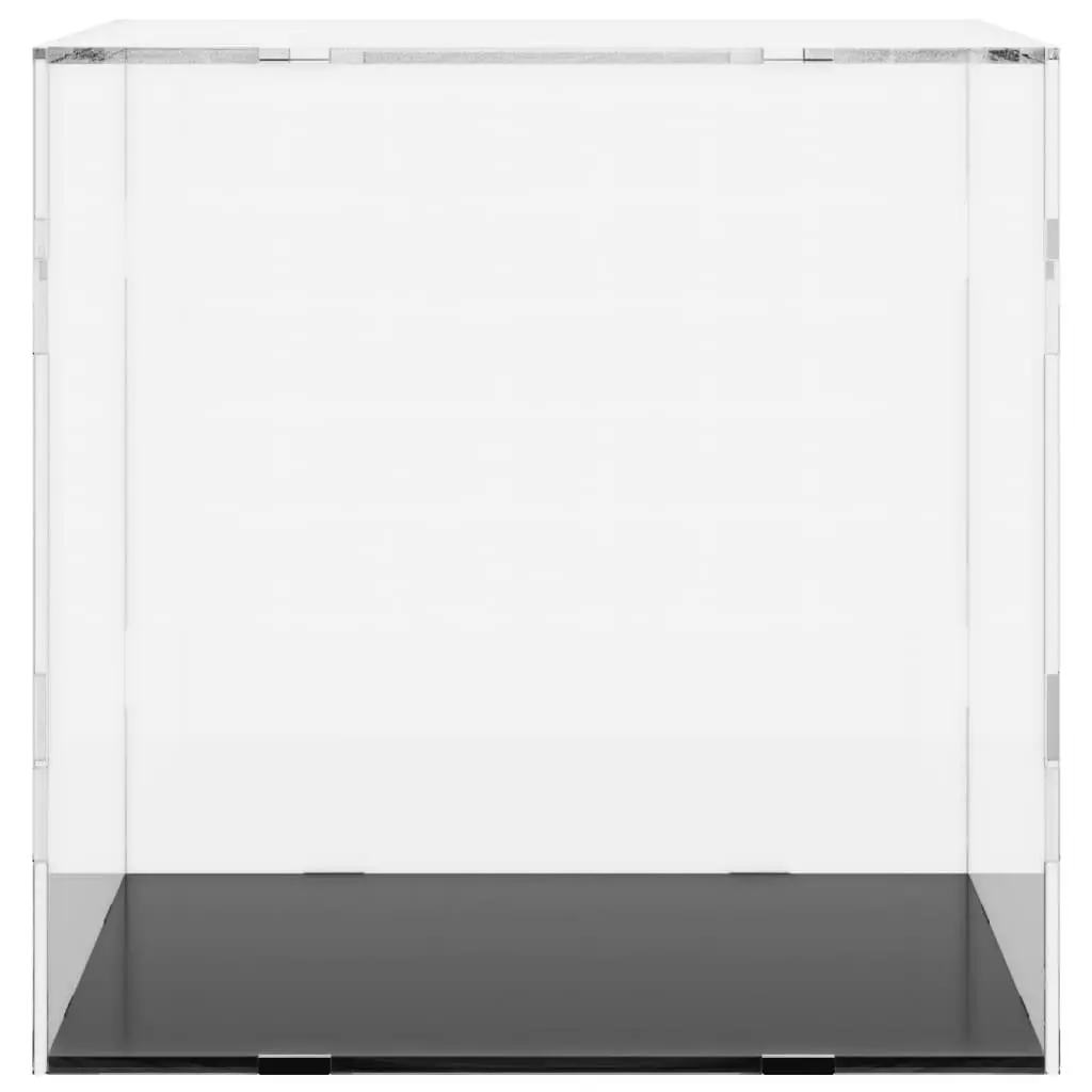 Acrylic Display Box Clear 30x30x30cm Transparent Dustproof Collectibles
