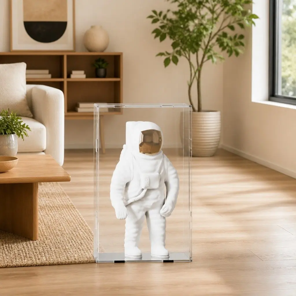 Acrylic Display Box Transparent Dustproof Protection Case 22 x 18 x 35 cm