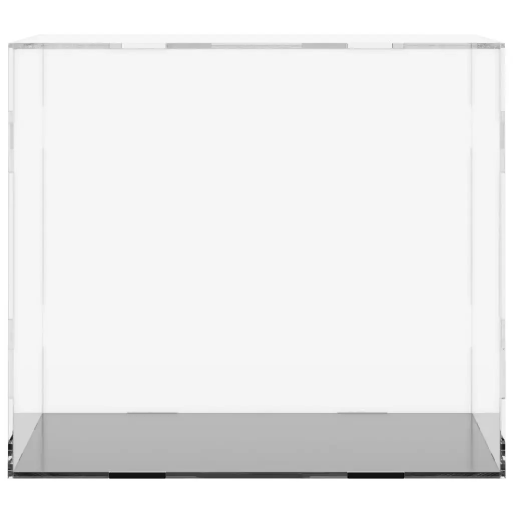 Acrylic Display Box Dustproof 40x36x35cm Transparent Collectibles Showcase Case