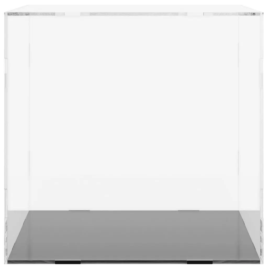 Acrylic Display Box Dustproof 40x36x35cm Transparent Collectibles Showcase Case