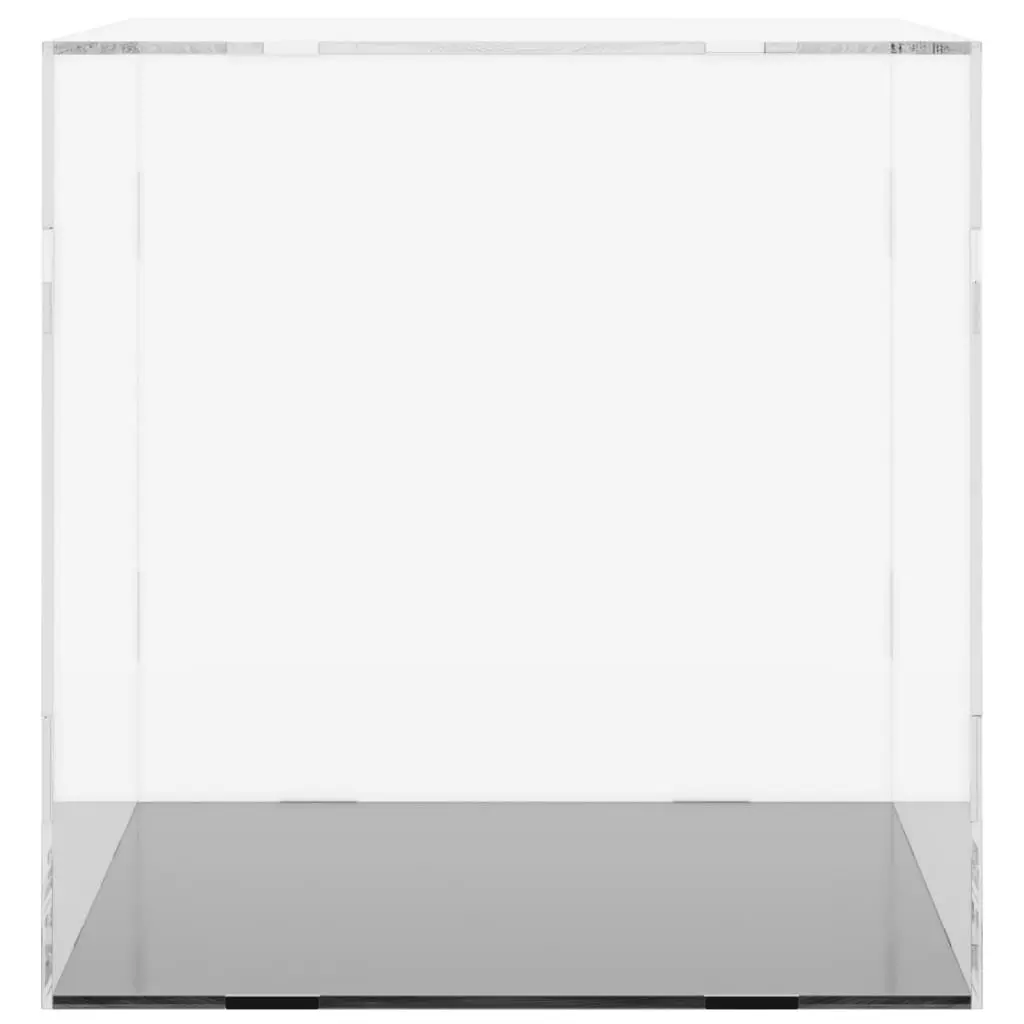 Acrylic Display Box Dustproof Showcase Case 56x36x37cm Transparent