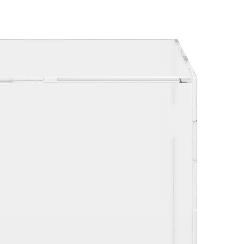Acrylic Display Box Dustproof Showcase Case 56x36x37cm Transparent