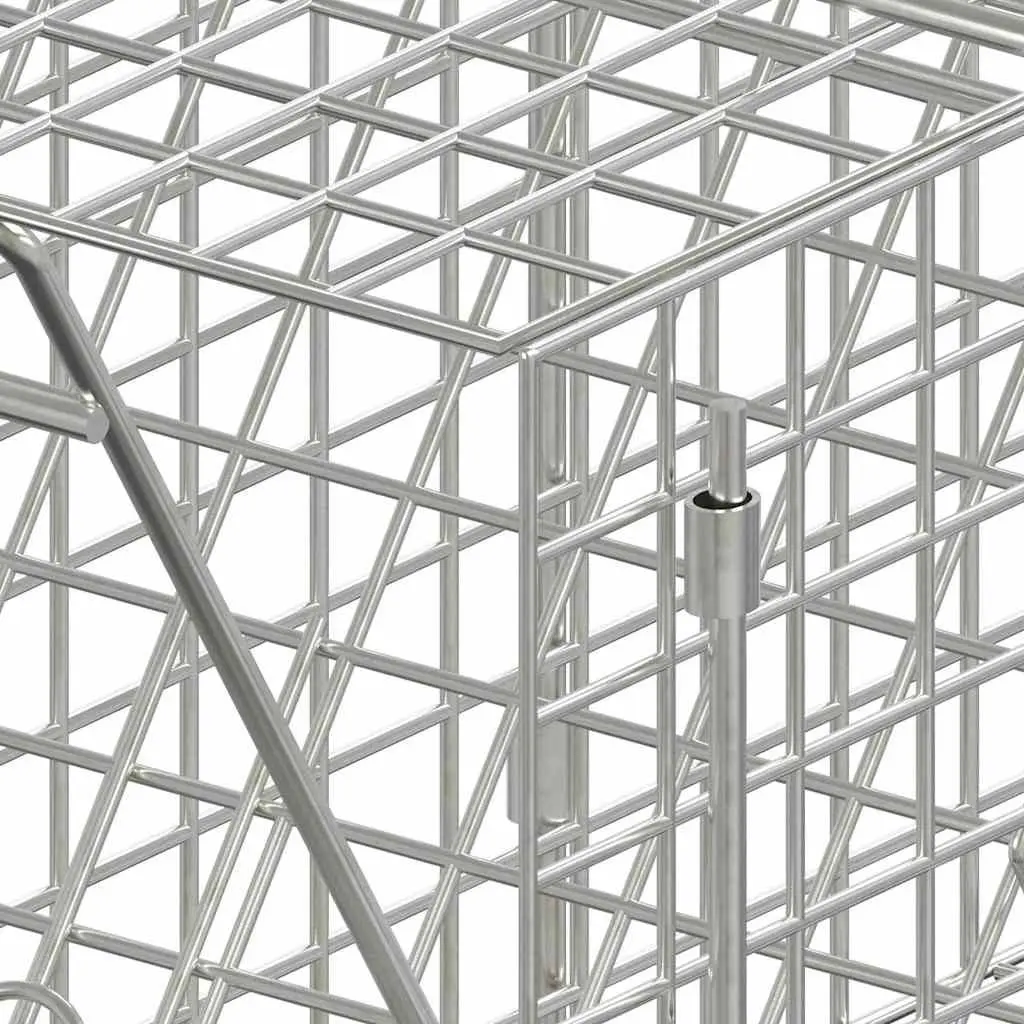 Animal Trap Live Catch Humane 64.5x25x26.5cm Galvanised Iron Wire Mesh
