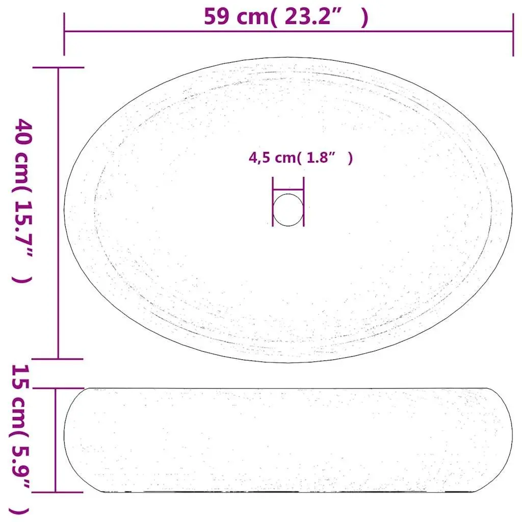 Oval Bathroom Sink