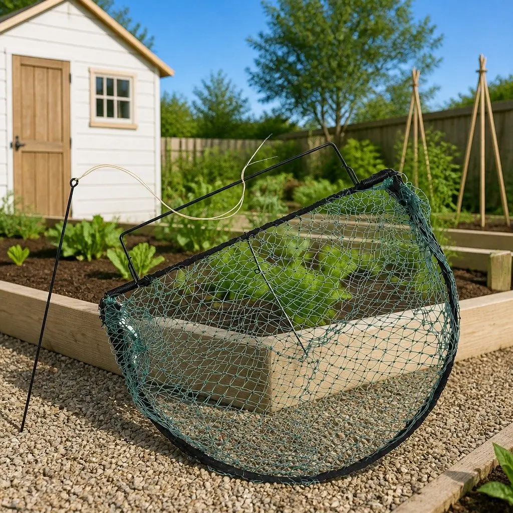 Bird Trap Humane Catching Net 50cm Green Outdoor Garden Pest Control Reusable