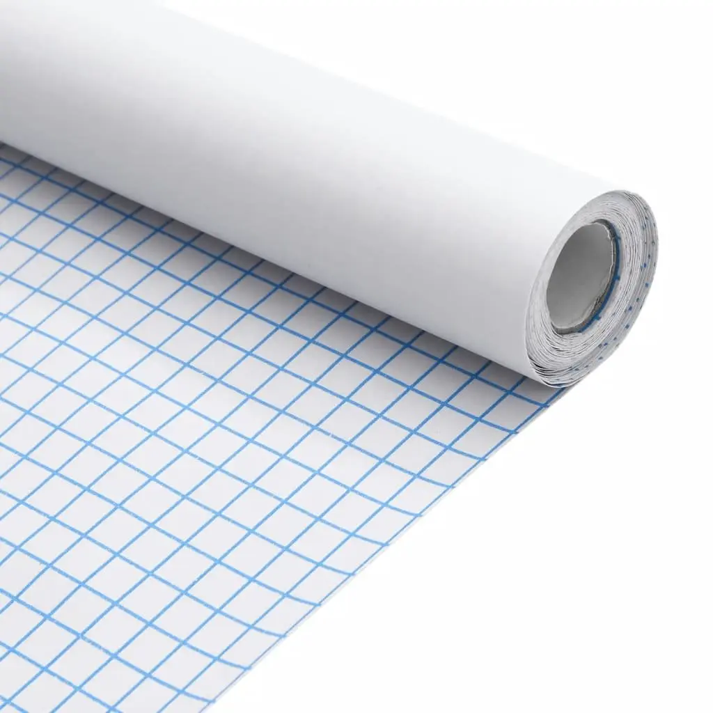 Self-Adhesive Matte White Furniture Sticker Decorative Film 90x500cm PVC Roll