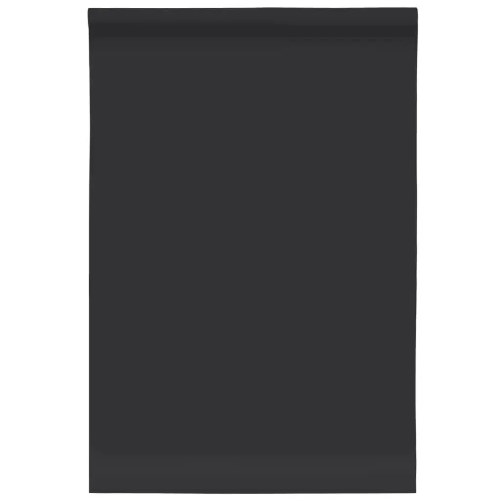 Self-Adhesive Furniture Sticker Vinyl Wrap Protection 90x500cm Matte Black