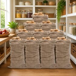 Versatile Jute Sacks - 10 Bags for Every Occasion