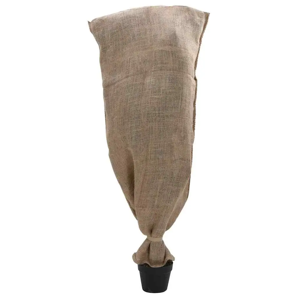 Jute Sacks Storage Bags 65x135 cm Natural Brown 10 Piece