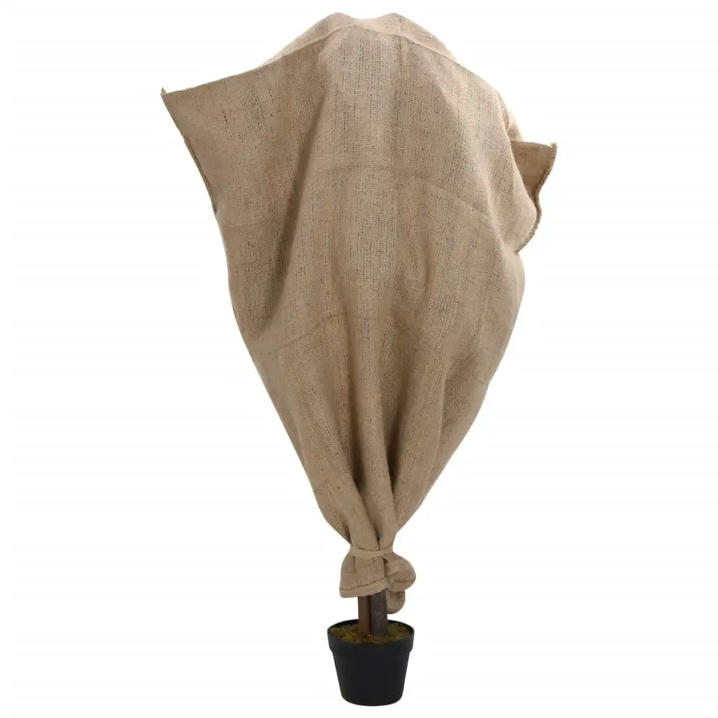 Jute Sacks Storage Bags 100x110 cm Brown 10 Piece Burlap Hessian Garden Multipurpose