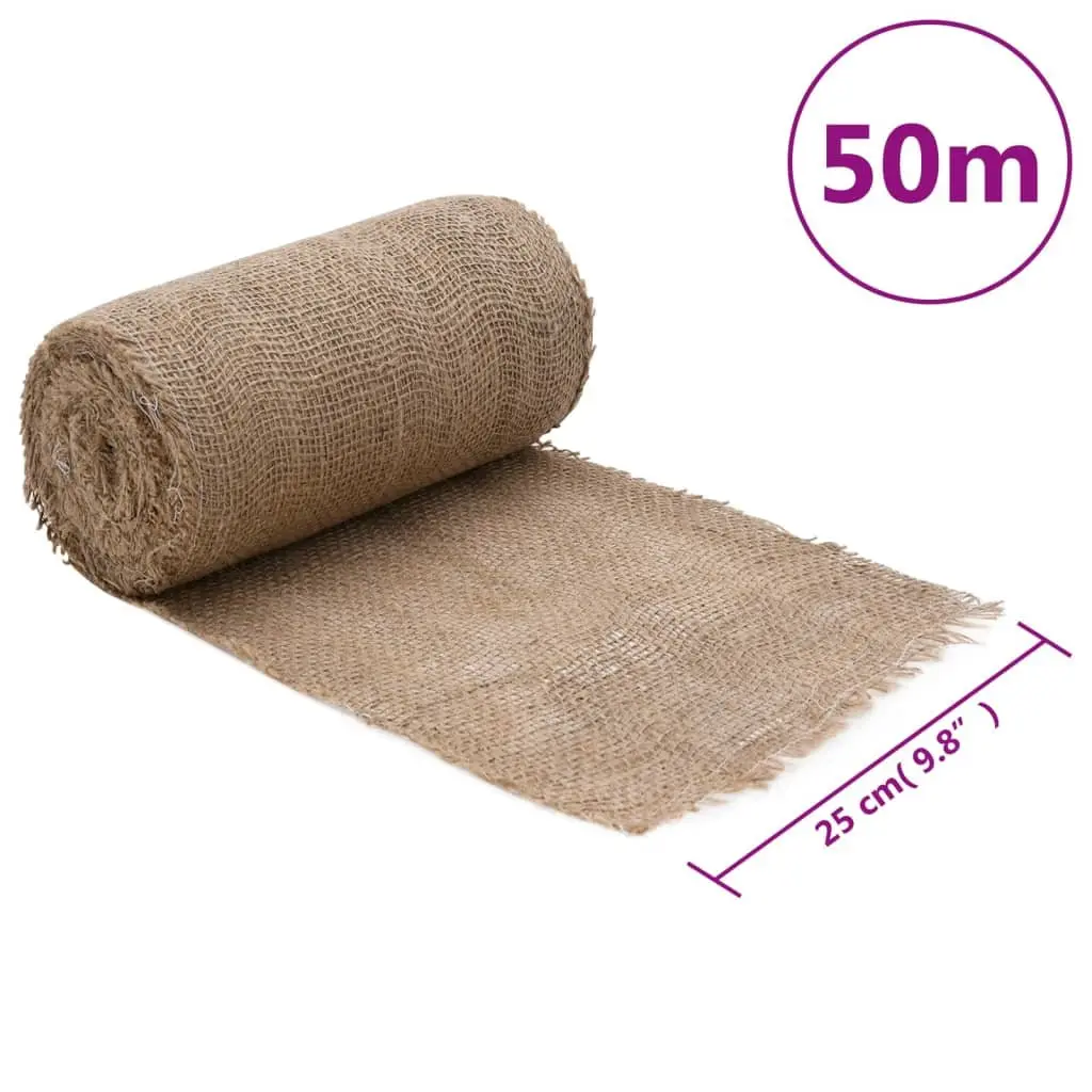 Jute Roll Natural 0.25m x 50m Craft Decor Wedding Party Home Garden