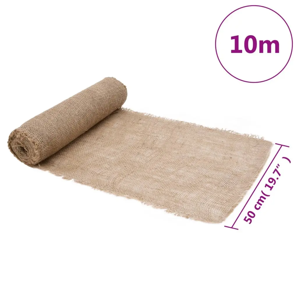 Jute Roll Natural 0.5x10 m Craft Table Runner Home Decor Wedding Party