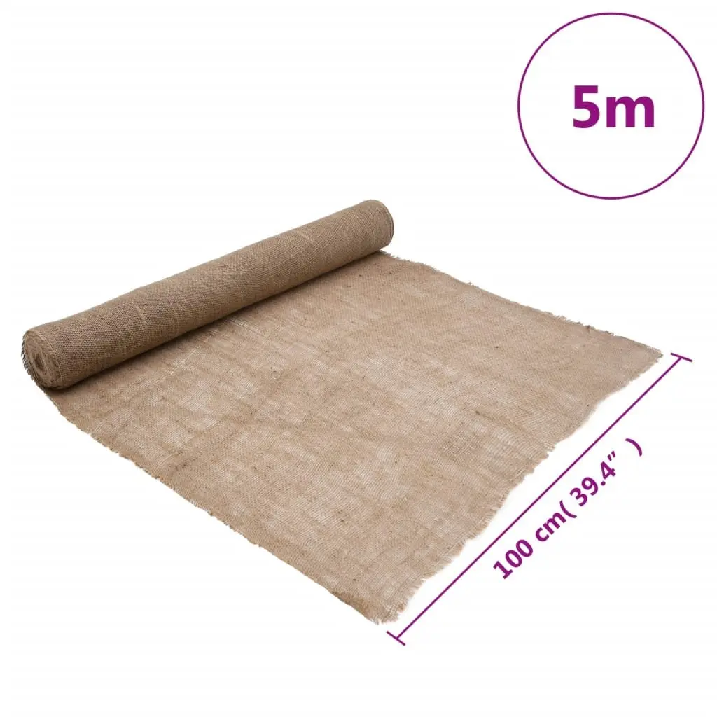 Jute Roll Natural Burlap 1x5m Craft Decor Table Runner Wedding Party