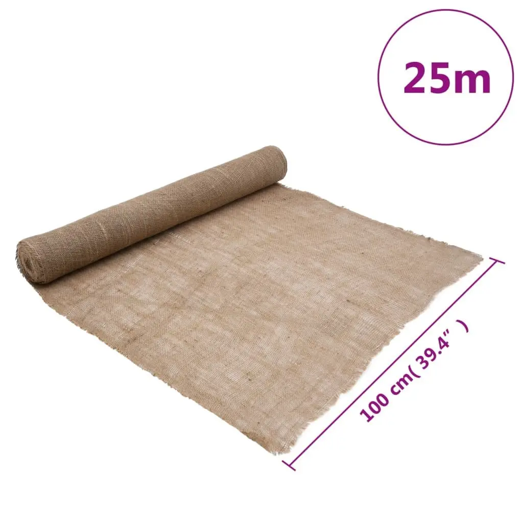 Jute Roll Natural 1x25 m Craft Decor Table Runner
