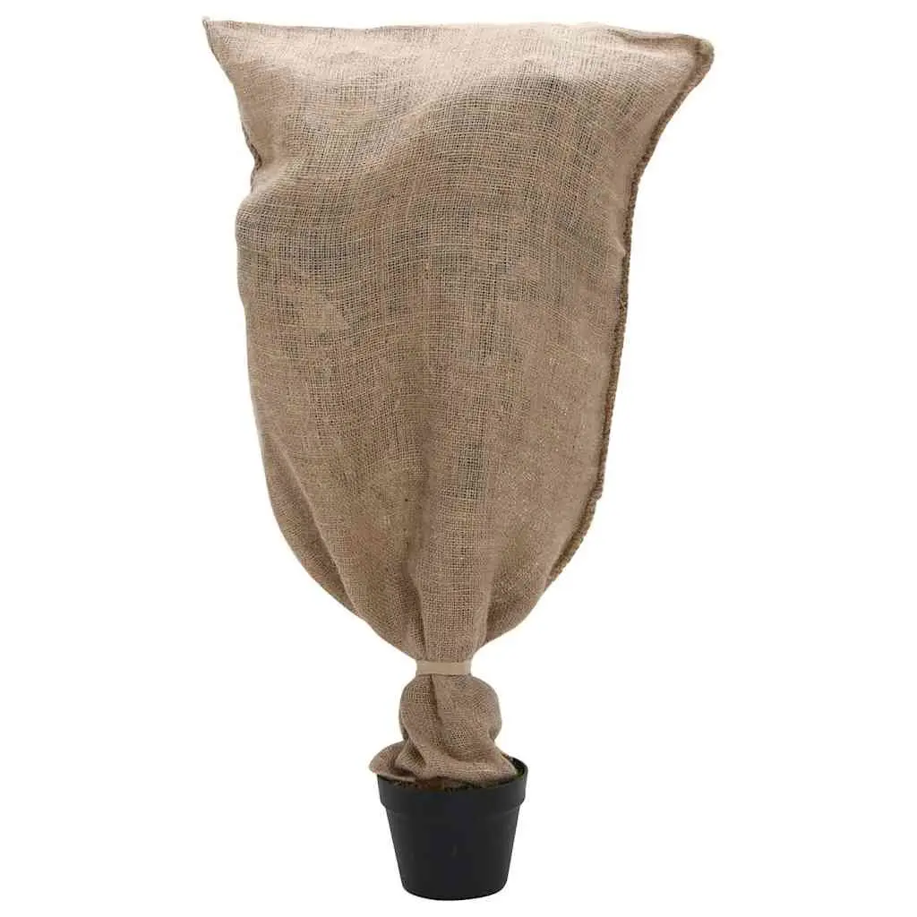 Jute Sacks Multipurpose Storage Bags 60x105 cm Natural Burlap